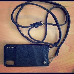 Bandolier phone case with strap